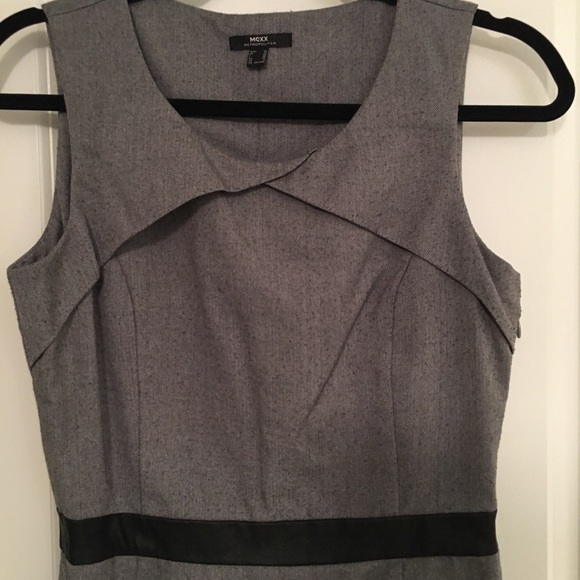 Mexx women’s dress with faux leather detail. - Picture 2 of 4